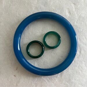 Chalcedony Agate trio set